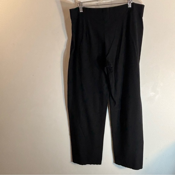 EILEEN FISHER Sz Sz M Pull On Crepe Lantetn Style Pants Flowy Drapy Slinky - Picture 5 of 7